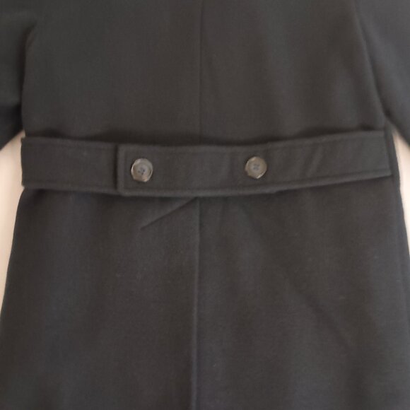 Rothschild Double Breasted Long Winter Overcoat Navy Blue Velvet Collar Boys 4 - Picture 6 of 15